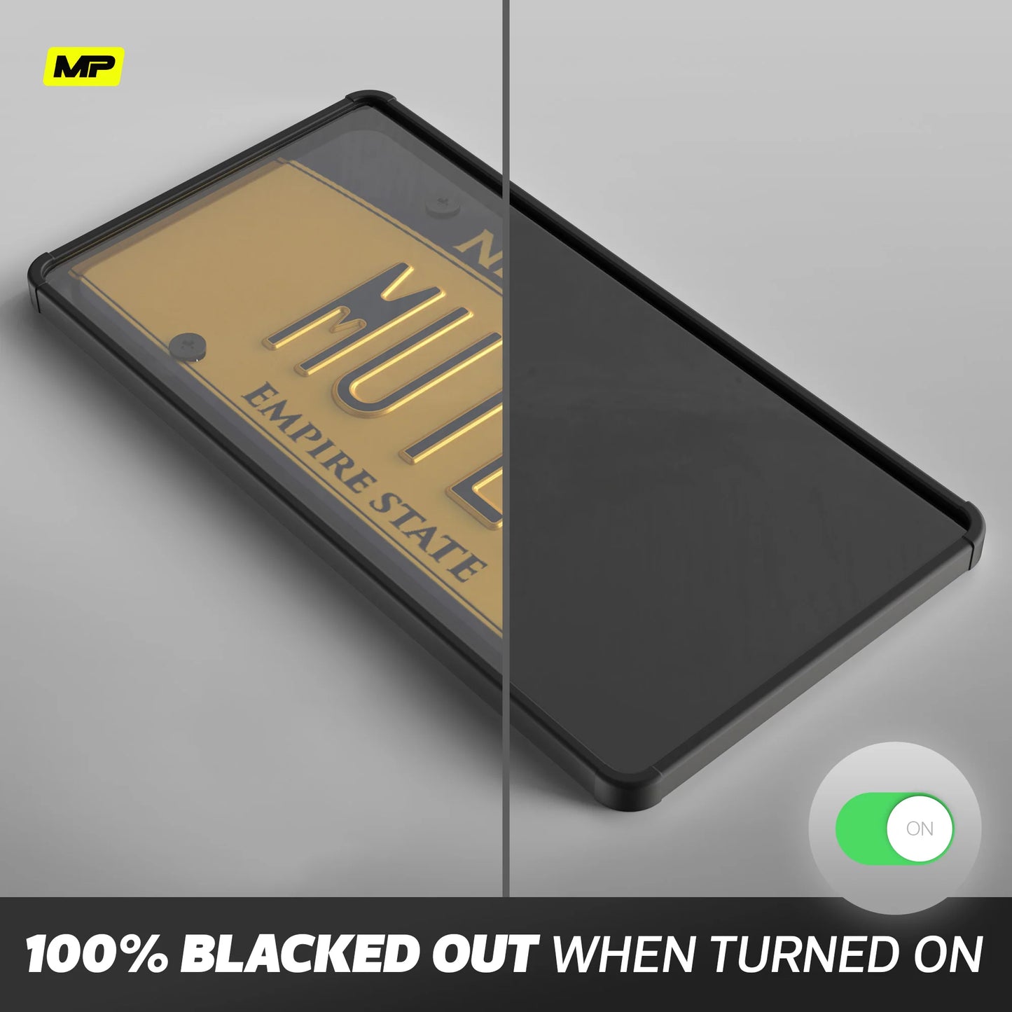 Blackout License Plate Cover