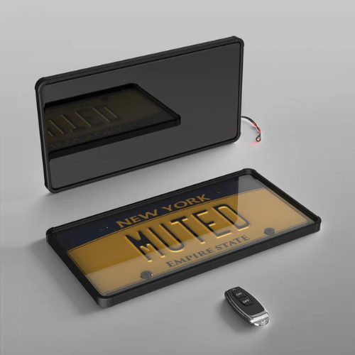 Blackout License Plate Cover
