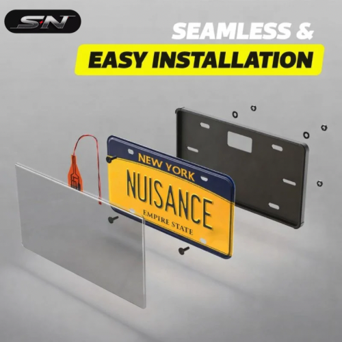 Blackout License Plate Cover